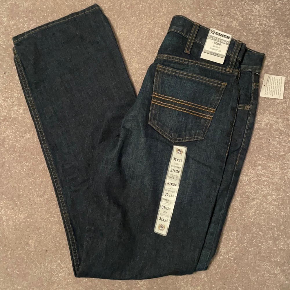 Men’s Cinch 31x34 jeans with tags!